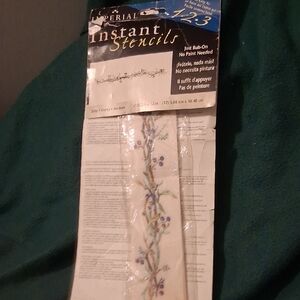 Imperial Instant Stencils with Blue and Green Design